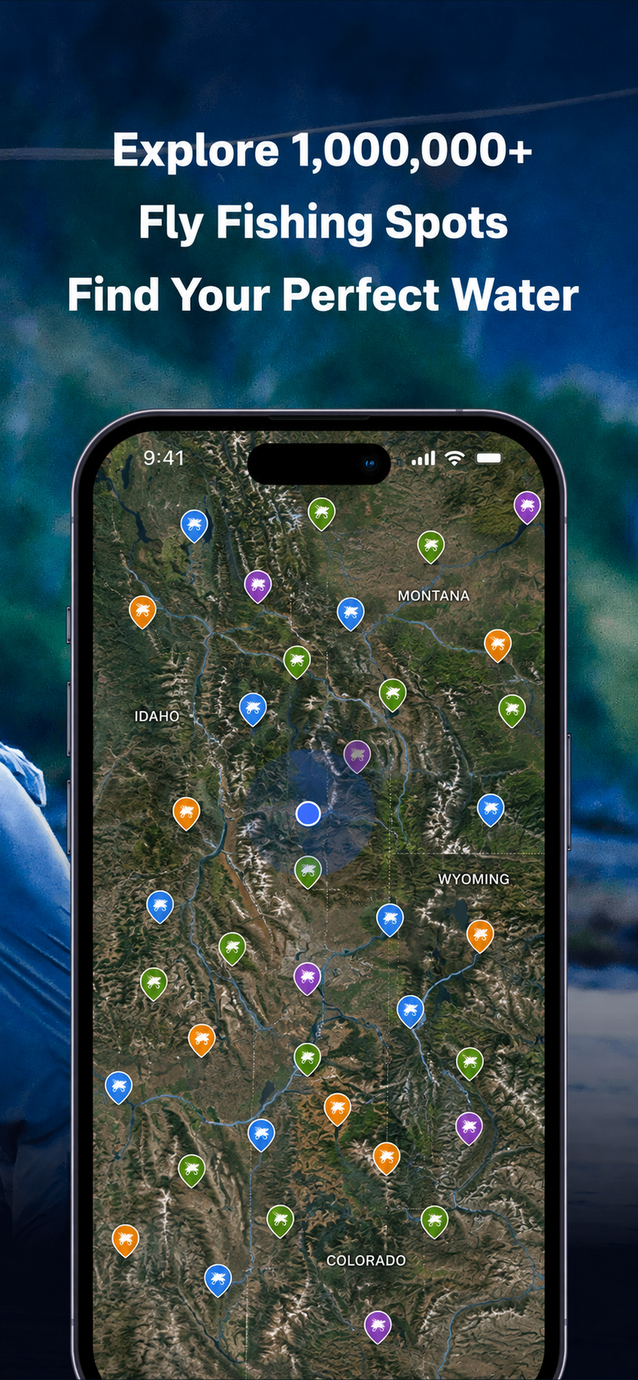 Explore 1,000,000+ Fly Fishing Spots